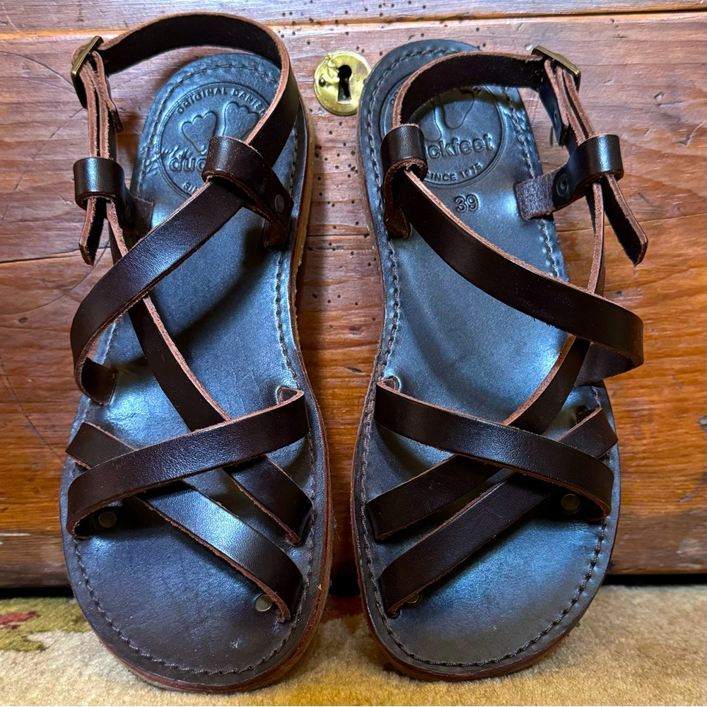 Duckfeet Bornholm Sandals - Size 39 - EUC 🇩🇰